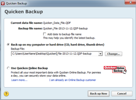 Transfer Quicken For Mac To Quicken For Windows Online Backup
