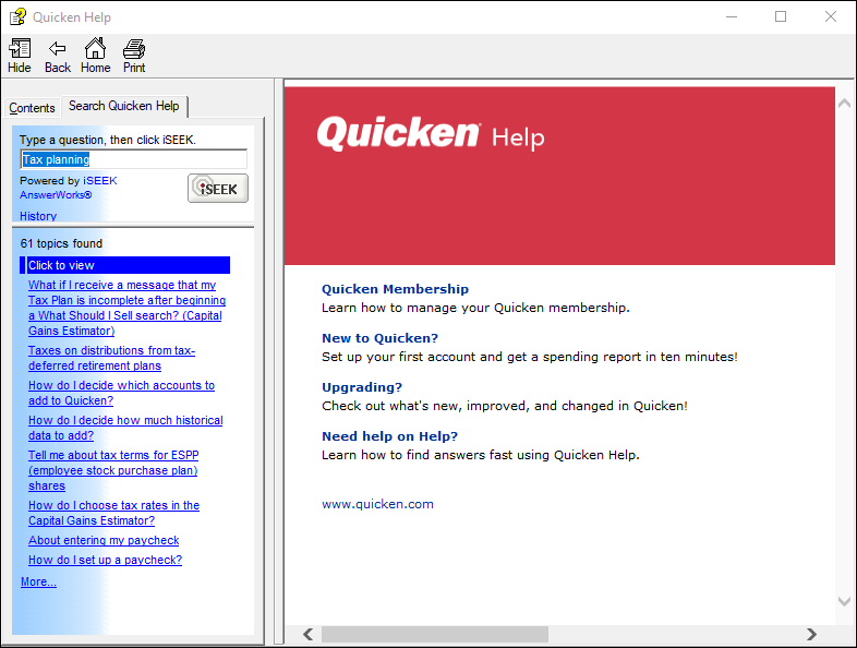 can you printer tax reports in quicken for mac 2017
