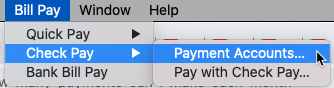 how to write checks on quicken for mac
