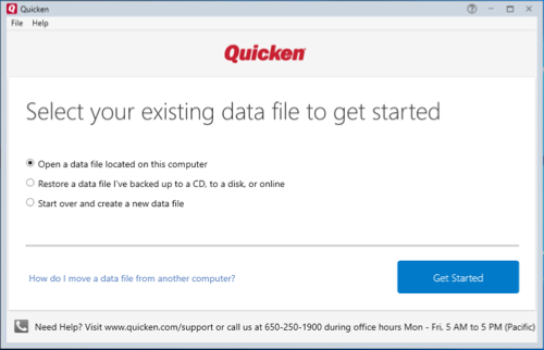 Usando o QcleanUI para corrigir problemas de instalação com o Quicken para Windows